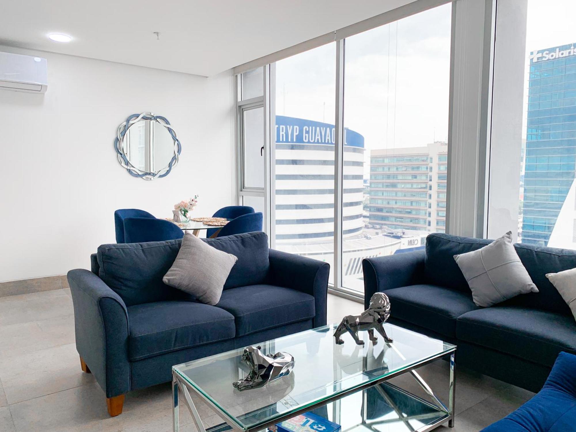 Airbnb Guayaquil, Mall Del Sol, Piso Alto Apartment *